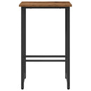 Barbænk Gammelt træ 40 x 32 x 74 cm Konstrueret træ
