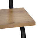 4-lags væghylde Artisan-eg 40 x 24,5 x 104 cm Konstrueret træ