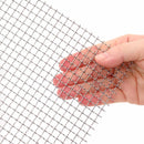 Netskærm 20 x 200 cm 3 Mesh Rustfrit stål 201 Sølv