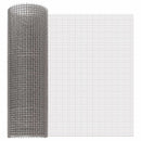 Netskærm 40 x 500 cm 3 Mesh Rustfrit stål 201 Sølv
