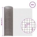 Netskærm 40 x 1000 cm 3 Mesh Rustfrit stål 201 Sølv