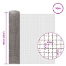 Netskærm 60 x 1000 cm 3 Mesh Rustfrit stål 201 Sølv