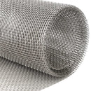 Netskærm 80 x 1000 cm 6 Mesh Rustfrit stål 201 Sølv