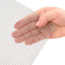 Netskærm 120 x 500 cm 8 Mesh Rustfrit stål 201 Sølv