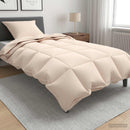 Dyne 135 x 220 cm Hele sæsoner Kapok Fiber Beige