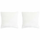Hovedpude 2 stk. 40 x 40 cm Bambusfiber Hvid