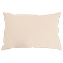 Hovedpude 40 x 60 cm Hele sæsoner Kapok Fiber Beige