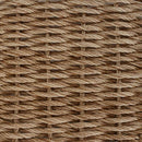 Havemøbel Bord Beige og sort 55 x 55 x 37 cm PE Rattan og Glas