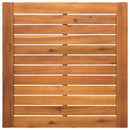 Havemøbel Bord Sort og naturlig 55 x 55 x 37 cm