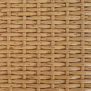 Havemøbel Bord Naturfarvet 55 x 55 x 37 cm PE Rattan og Glas