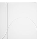 Highboard Hvid 79 x 41 x 151 cm Konstrueret træ