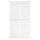 Highboard Hvid 79 x 41 x 151 cm Konstrueret træ