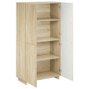 Highboard Sonoma-eg 79x41x151 cm Konstrueret træ