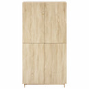 Highboard Sonoma-eg 79x41x151 cm Konstrueret træ