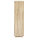 Highboard Sonoma-eg 79x41x151 cm Konstrueret træ