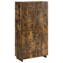 Highboard Røget eg 79 x 41 x 151 cm Konstrueret træ