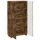 Highboard Røget eg 79 x 41 x 151 cm Konstrueret træ