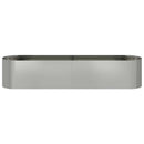 Hævet Havebed Galvaniseret stål 200 x 40 x 40 cm