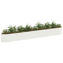Hævet Havebed Hvid 380 x 40 x 40 cm Stål