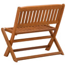 Børnebænk Brun 61 x 38 x 57 cm Massiv Eucalyptus Træ