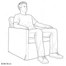 Sofa Sæt 2 pcs Skygrå Stof