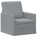 Sofa Sæt 2 pcs Lysegrå Stof