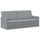 Sofa Sæt 2 pcs Lysegrå Stof