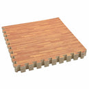 Poolbundmåtte 6 pcs træ 4,32 ㎡ EVA skum