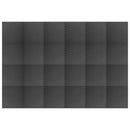 Poolbundmåtte 24 pcs Sort 8,64 ㎡ EVA skum