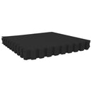 Poolbundmåtte 24 pcs Sort 8,64 m² EVA skum