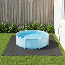 Poolbundmåtte 24 pcs Sort 8,64 m² EVA skum