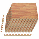 Poolbundmåtte 24 pcs træ 8,64 m² EVA skum