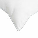 Dynebetræk Sæt 2 stk. 140 x 200 cm Vinter Bambus Hvid