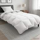 Duvet Sæt til Hele Året 2 stk. 155 x 200 cm Hele sæsoner Hvid