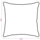 Dynebetræk Sæt 2 stk. 260 x 240 cm 250 gsm Naturlig Kapok Beige