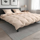 Dynebetræk Sæt 2 stk. 200 x 240 cm Kapok og Polyester Beige