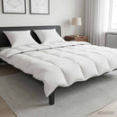 Duvet og Pude Sæt 3 stk. 260 x 220 cm Vinter 430 g/stk Hvid