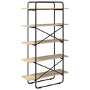 Bogreol 5 niveauer 100 x 35 x 175,5 cm PB Sonoma-eg