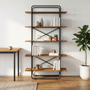 Bogreol 5 niveauer 100 x 35 x 175,5 cm PB Egetræ