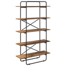 Bogreol 5 niveauer 100 x 35 x 175,5 cm PB Egetræ