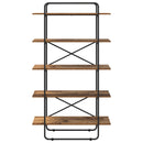 Bogreol 5 niveauer 100 x 35 x 175,5 cm PB Egetræ