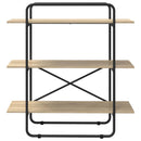 Bogreol 3 niveauer 100 x 35 x 105 cm PB Sonoma-eg
