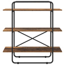Bogreol 3 niveauer 100 x 35 x 105 cm PB Egetræ