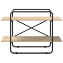 Bogreol 2 niveauer 100 x 35 x 70 cm PB Sonoma-eg