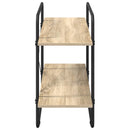 Bogreol 2 niveauer 100 x 35 x 70 cm PB Sonoma-eg