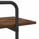 Bogreol 2 niveauer 100 x 35 x 70 cm PB Røget eg