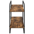 Bogreol 2 niveauer 100 x 35 x 70 cm PB Røget eg
