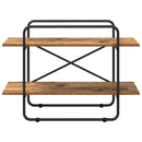 Bogreol 2 niveauer 100 x 35 x 70 cm PB Egetræ