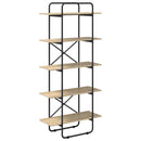 Bogreol 5 niveauer 80 x 35 x 175,5 cm PB Sonoma-eg