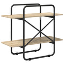 Bogreol 2 niveauer 80 x 35 x 70 cm PB Sonoma-eg